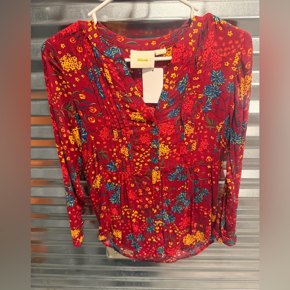 Maeve blouse from anthropology woman’s size XS